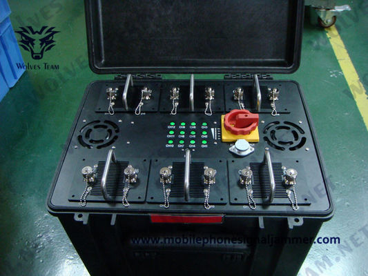 Jammer poderoso grande do veículo impermeável todo o jammer do sinal do telefone celular 5G/jammer sinal de Wifi/Bluetooth 2.4g 5.8g
