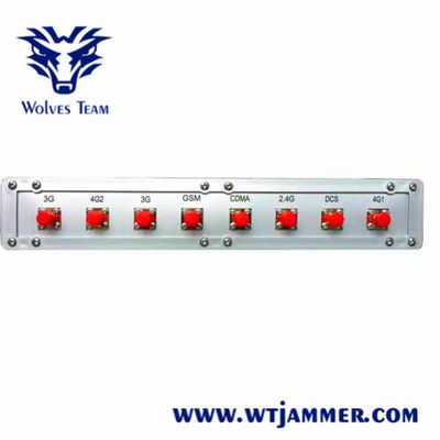 Jammer do sinal do telefone celular do VHF da frequência ultraelevada de 14 faixas para a biblioteca