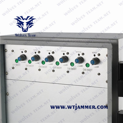 Dispositivo sem fio impermeável do jammer do sinal da G/M GPS 75w do telefone celular