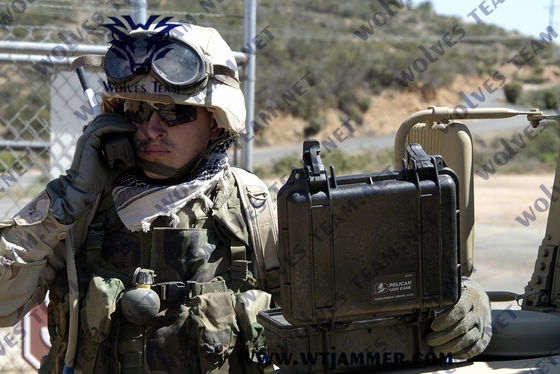 Jammer militar do sinal do VHF do watt UHF300MHz do Portable 600