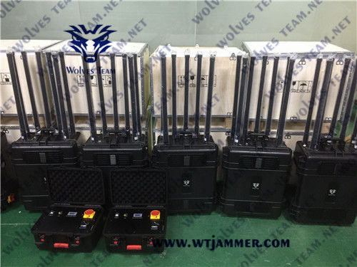 Jammer militar do sinal do VHF do watt UHF300MHz do Portable 600