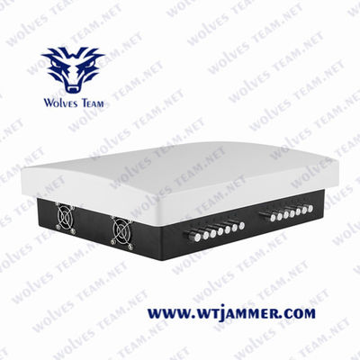80 medidores de jammer impermeável do telefone celular que obstrui o jammer do sinal da G/M CDMA 3G 4GLTE 5G WiFi GPS