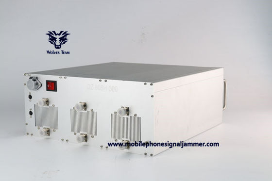 jammer exterior sem fio do sinal de 100W WiFi 3G 4G GPS Bluetooth