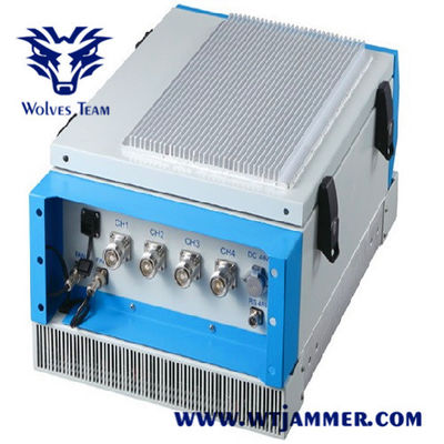 jammer exterior do sinal 1000W para obstruir a frequência ultraelevada do VHF da G/M CDMA 3G 4G WIFI