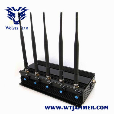 jammer do sinal do telefone celular 15W 3G de 40m para o centro de conferências