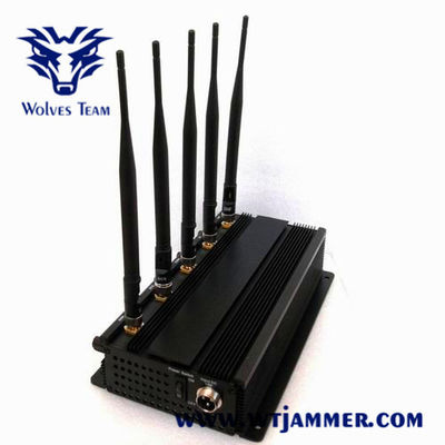 Telefone celular de 11W 40m CDMA G/M e jammer poderosos de Wifi