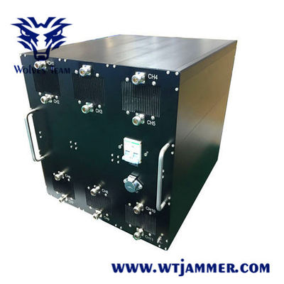 1200W 500m 20 - 3000MHz 12 une o jammer do sinal da bomba