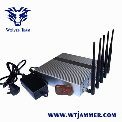 Aparelho de interferência escondido do sinal do telefone de 4G células do estilo 10W 15m WiFi 3G