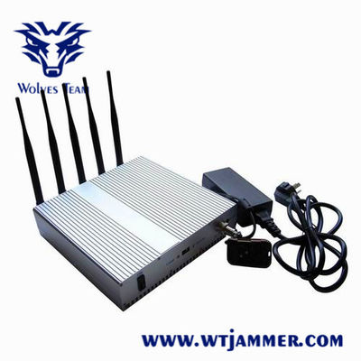 Aparelho de interferência escondido do sinal do telefone de 4G células do estilo 10W 15m WiFi 3G
