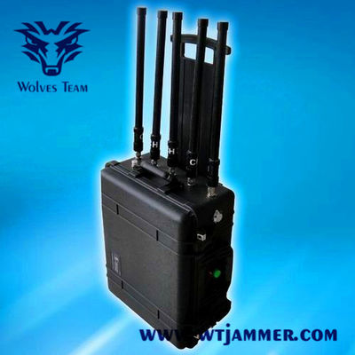 8 jammer militar portátil do sinal do poder superior 200W G/M GPS 3G 4G 5G WIFI das faixas