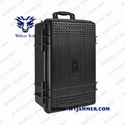 Multi jammer exterior à prova de choque do sinal do VHF 550W da faixa