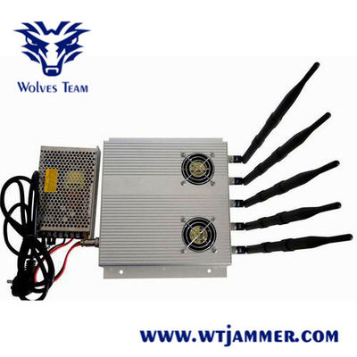 Jammer interno do sinal 25W da antena 60m da G/M CDMA 3G WIFI 5