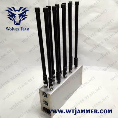 A frequência completa 8 une o jammer do telefone celular de Wirelss 18W