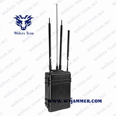 Frequência ultraelevada VHF350MHz Walky - jammer Talky do sinal do veículo 800W