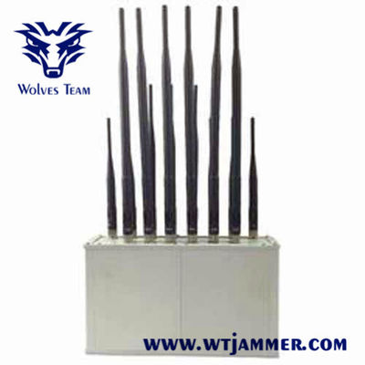 jammer do sinal de Wi-Fi Lojack CDMA G/M do Desktop da faixa 50W 14