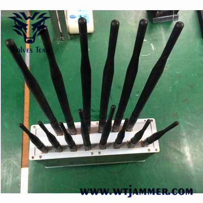 jammer do sinal de Wi-Fi Lojack CDMA G/M do Desktop da faixa 50W 14