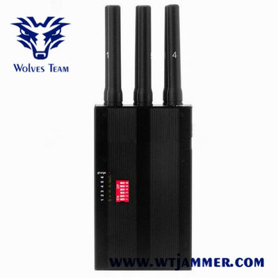 aparelho de interferência do telefone celular 3W de 3G Lojack GPS 15M para o exame Salão