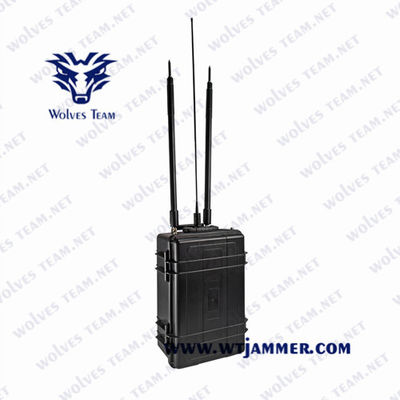 Faixa completa 2000m jammer do telefone celular do veículo de 1300 watts DDS