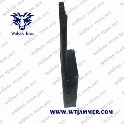 6 jammer Handheld do telefone celular das antenas 3G 4G 6W