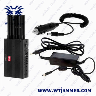O Portable 6 une jammer Handheld de 15M GPS