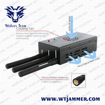 Poder superior 20 medidores de jammer video sem fio de 900mW