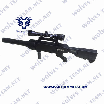 Jammer portáteis do zangão 30w da forma 1000m da arma anti