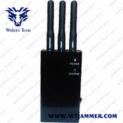 Jammer de Wifi do telefone de 10m células das faixas do Portable 5