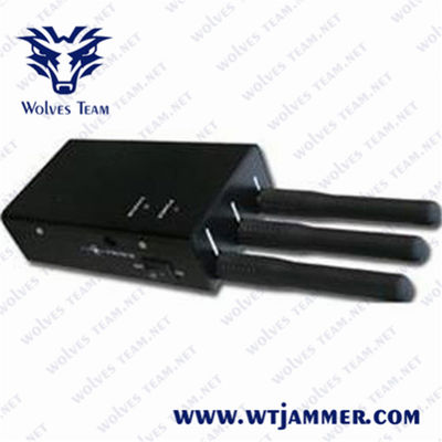 Jammer de Wifi do telefone de 10m células das faixas do Portable 5