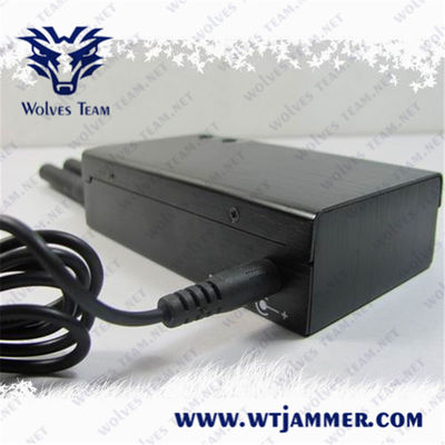 Jammer de Wifi do telefone de 10m células das faixas do Portable 5