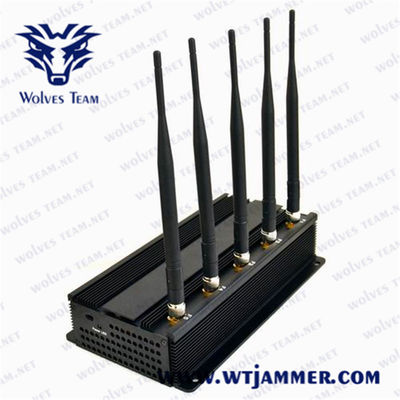 25 de 2.4G 4.9G 5.0G 5w Wifi do sinal medidores de dispositivo do jammer
