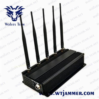 25 de 2.4G 4.9G 5.0G 5w Wifi do sinal medidores de dispositivo do jammer