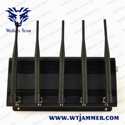 25 de 2.4G 4.9G 5.0G 5w Wifi do sinal medidores de dispositivo do jammer
