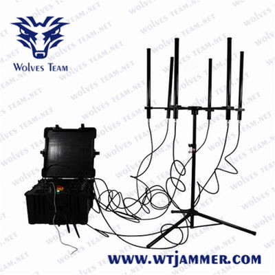 Poder superior 200m 300 jammer do telefone de 4G células da G/M 3G do watt
