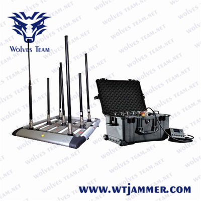 Poder superior 200m 300 jammer do telefone de 4G células da G/M 3G do watt