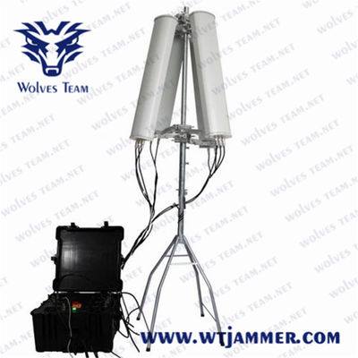 Poder superior 200m 300 jammer do telefone de 4G células da G/M 3G do watt