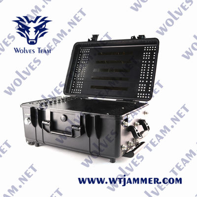Jammer exterior do sinal 600W de WIFI5.8G GPS 2500m para o Uav