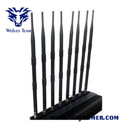 Jammer multifuncional do telefone 3G de 4G células, antenas altas do ganho do jammer do sinal de Wifi