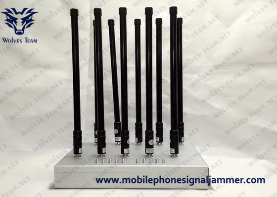 8 jammer estável do desempenho 3G 4GLTE 4GWimax GPS do dispositivo de obstrução do telefone celular das faixas