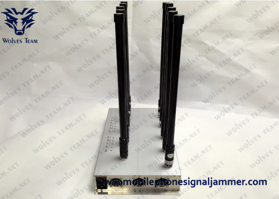 8 jammer estável do desempenho 3G 4GLTE 4GWimax GPS do dispositivo de obstrução do telefone celular das faixas