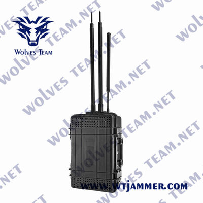 12 faixas personalizam o jammer exterior impermeável do sinal da frequência todo o jammer do sinal do telefone celular