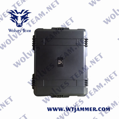 Jammer exterior impermeável da frequência completa militar de 12 faixas todo o jammer do sinal do telefone celular