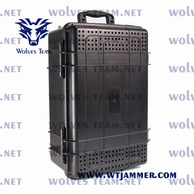 O Portable personaliza o jammer exterior impermeável do sinal da frequência todo o jammer do sinal do telefone celular