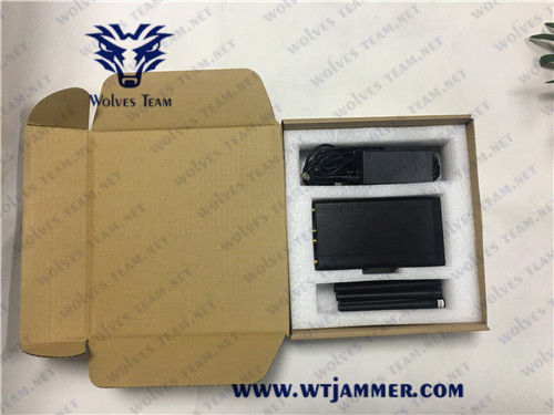 Jammer Handheld portátil do sinal 8W de WiFi2.4g GPSL1 G/M 30m