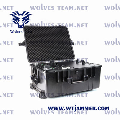 Jammer sem fio do sinal das faixas 600W do telefone celular 6