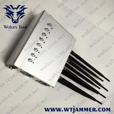 Jammer poderoso de 30m 4w 5.2G 5.8G 2.4G Wifi