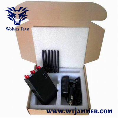 Jammer do telefone celular do controlo a distância 12W GPS L1/L2/L5 Lojack