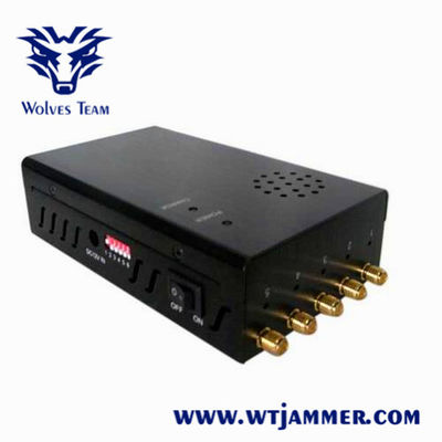Jammer Handheld do sinal de 12W CDMA G/M 3G 4G 5G WiFi Lojack