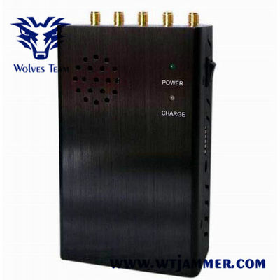 Jammer Handheld do sinal de 12W CDMA G/M 3G 4G 5G WiFi Lojack
