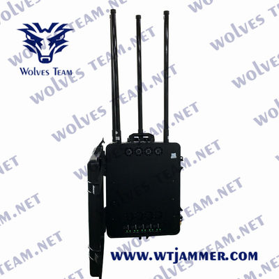 a frequência 20-3000MHz completa todo o jammer do sinal do telefone celular personaliza o jammer exterior impermeável do sinal da frequência