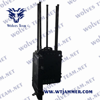 a frequência 20-3000MHz completa todo o jammer do sinal do telefone celular personaliza o jammer exterior impermeável do sinal da frequência